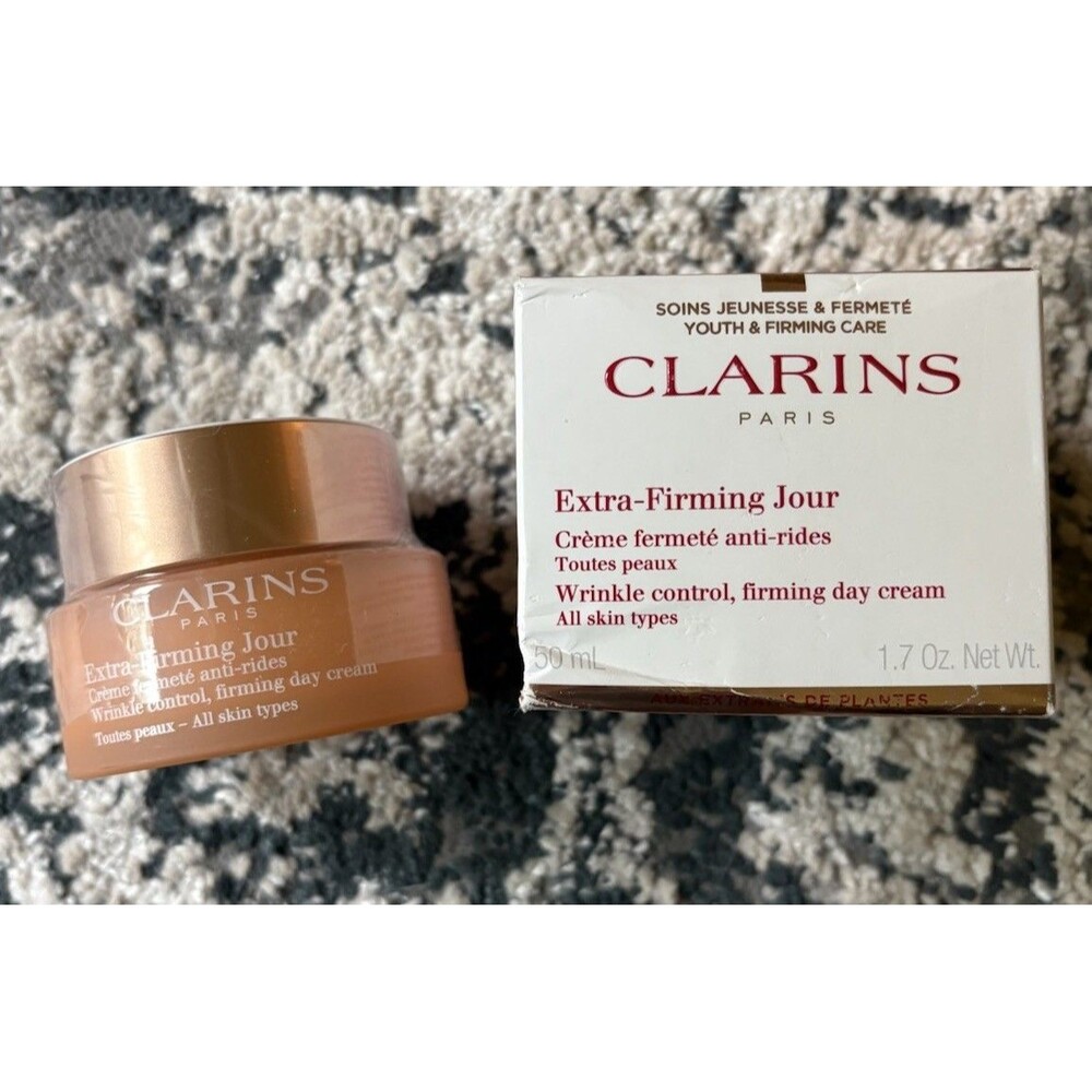 Clarins Extra Firming Jour Wrinkle Control Day Cream 1.7oz New In Box